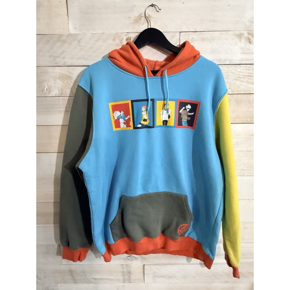 Jujutsu Kaisen End Credits Color Block Hoodie - BoxLunch Exclusive 2XL